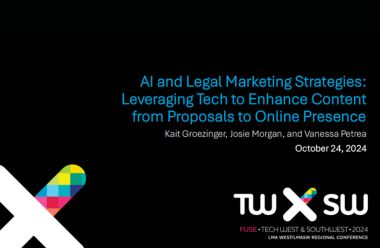 AI and Legal Marketing Strategies Presentation